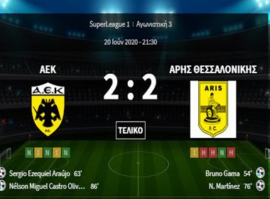 ΑΕΚ-ΑΡΗΣ 2-2 (VIDEO) 1 ΑΕΚ ΟΦΗ