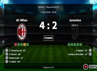 SERIE A: Μίλαν - Γιουβέντους 4-2 (VIDEO) 1 milan