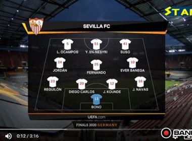 Σεβίλλη - Μάντσεστερ Γιουνάιτεντ 2-1 Στιγμιότυπα 16.08.2020 1 bandicam 2020 08 17 00 08 18 557