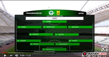 ⚽️ Παναθηναϊκός - Άρης 0-1 Highlights | Super League 4η αγ. 4.10.2020 1 arhs 1