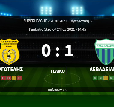ΕΡΓΟΤΕΛΗΣ - ΛΕΒΑΔΕΙΑΚΟΣ 0-1 (ΤΟ ΓΚΟΛ) 1 bandicam 2021 01 24 16 42 43 932