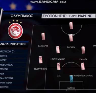 Ολυμπιακός Παναθηναϊκός 0-0 5η Αγωνιστική SuperLeague Στιγμιότυπα (3/10/2021) 1 bandicam 2021 10 03 22 39 14 677